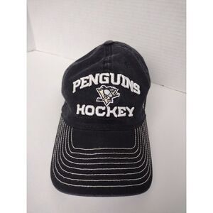 Reebok Center Ice Collection Strapback NHL Penguins Hockey Embroidered